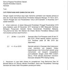 We did not find results for: Surat Siaran Cuti Perayaan Sumber Pendidikan Facebook