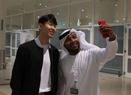 His current girlfriend or wife, his salary and his tattoos. Good Luck No Injuries Spurs Fans React As Heung Min Son Arrives In Uae For The Asian Cup Football London
