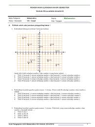 Soal koordinat kartesius kelas 8 pdf. Download Soal Uh Koordinat Kartesius Kelas 8 Doc Masnurul