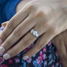 ( 0.0 ) out of 5 stars current price $219.99 $ 219. Twobirch Three Stone Round Prong Set Ring Wrap Enhancer In 10k Yellow Gold With Cubic Zirconia 1 Ct