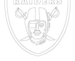 Oakland raiders logo coloring page | free printable coloring pages. Raiders Coloring Pages Learny Kids