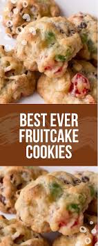 Beat sugar, eggs and oil together. Best Ever Fruitcake Cookies Yummy Fruit Cake Cookies Fruit Cake Recipes