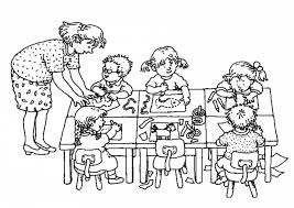 Poesías para el día de la madre. Dibujos De Ninos De Jardin De Infantes Para Colorear Gratis Para Imprimir