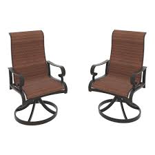 Redefine outdoor space at west elm. Signature Design By Ashley Appletown Orange Swivel Rocker Dining Patio Chair Set 2 Pack At Menards