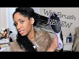 Wet brushes are specifically designed for styling wet hair. Wet Brush Review Demo On Wet Thick Curly Hair Youtube