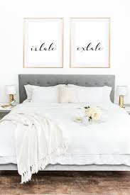 Inhale Exhale Print Yoga Poster Yoga Print Yoga Wall Art Wall Decor Living Room Home Decor Bedroom Bedroom Design