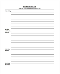 That means being able to transport. 18 Work Order Formats Word Pdf Docs Free Premium Templates