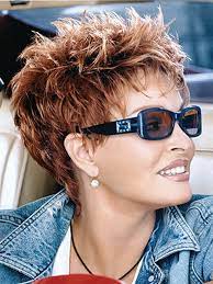Raquel welch s layered hairstyle haute hairstyles for 11. Amazon Com Raquel Welch Power R12t Pecan Brown Short Spiky Wig By Hair U Wear Hair Extensions Beauty