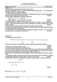 Subiecte È™i Barem La Chimie La Bacalaureat 2018 Cancan