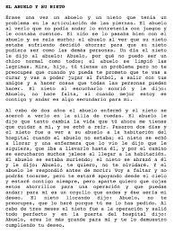 El Abuelo Y Su Nieto Ensenanza De La Historia Abuelo Y Nieta Palabras