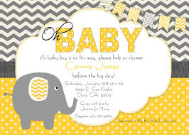 Yellow And Gray Baby Shower Invitation Beenesprout Also, i love how all your games not only matched the invites, but were super high quality! yellow and gray baby shower invitation