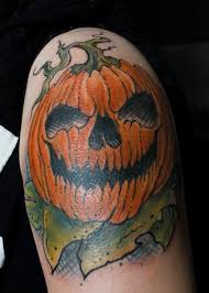 This tattoo also reminds him of the spookier season and halloween times thus, the carving of a pumpkin inspired by halloween. Steve Phipps Tattoos Tattoo Concepts Jack O Lantern