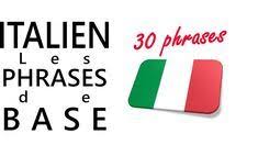Apprendre L Italien Les Phrases De Base Apprendre L Italien Apprendre L Anglais Espagnol Apprendre