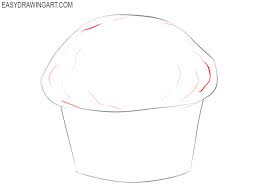 Let us first draw a cloud using a marker. How To Draw A Cupcake Easy Drawing Art