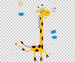 Giraffe Wall Decal Growth Chart Giraffe Png Clipart Free