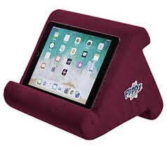 Flippy Multi Angle Soft Stand For Tablets Books E Readers Qvc Com In 2020 Tablet Flippy Tablet Stand