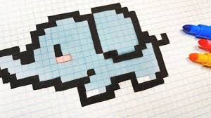 Pixel Art Hecho A Mano Como Dibujar Un Elefante Kawaii In 2020 Foods With Calcium Pixel Art Minecraft Pixel Art