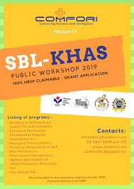The purpose of this circular is to inform registered employers that mobile learning application is eligible for financial assistance from the human resource development. Comfori Sbl Khas Program For 2019 Check It Out