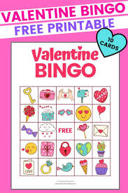 Choose 2 or 4 if you want to save paper. Valentine Bingo Free Printable Valentine S Day Game With 10 Cards