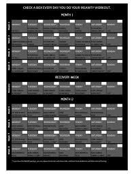 Insanity Calendar Printable Calendar Template 2019