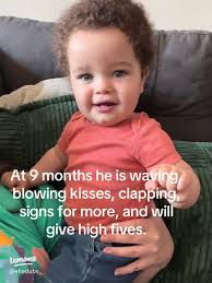 Heartwarming Moment: Baby Blows Kisses to Grandma