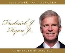 Frederick J. Ryan Jr. to deliver 2019 commencement address