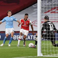 Aubameyang doubles up to send arsenal past city and into fa cup final. Pierre Emerick Aubameyang S Brilliant Message After Man City Brace As Arsenal Reach Fa Cup Final Football London