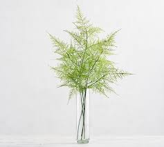 Faux Asparagus Fern Stem In 2021 Asparagus Fern Faux Plants Flower Branch