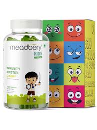 Meadbery Immunity Multivitamin Gummies Herbal Supplements For Kids Adults  With Elderberry Blueberry Vitamin C Vitamin E Zinc Tangy Mango Flavor Low  Sugar 30 Vegetarian Gummy Bears 1 Daily : Amazon.in: Health &