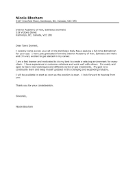Our candidate immediately reveals that she has broad knowledge about the industry by listing all of the services that clients—and employers—desire. Clinical Esthetician Cover Letter October 2021