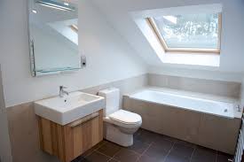 Gorgeous attic bathroom with wood ceiling and. Inspirational Bathroom Design Ideas For Your Loft Kingsmead Conversions
