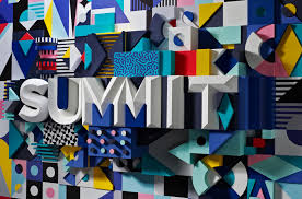 Art Installation Of Adobe S Summit Identity Installation Art Exhibition Design Custom Photo Wallpaper