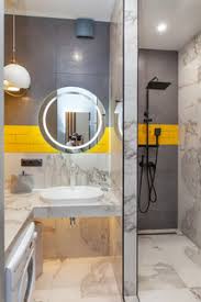 75 Kleine Badezimmer Mit Gelben Fliesen Ideen Bilder Januar 2021 Houzz De