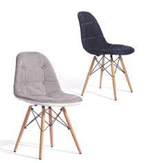 Charles ray eames style genuine soft sheepskin chair seat pad cushion cozy warm. Cheap Eames Denim Linen Cloth Computer Parlor Chair Solid Wood Legs Leisure Office Chair Ikea Minimalist Style Ikea Bar Chair Fabricikea Colors Aliexpress