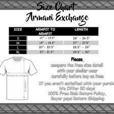 Armani Exchange Mens Black V Neck Cotton T Shirt