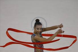 Gymnasts must be strong, flexible, agile, dexterous and coordinated. Campeonato Internacional De Gimnasia Ritmica En Moscu Agencia Anadolu