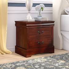 Solid Cherry Nightstand Wayfair