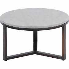 Fenimore notes that round coffee tables work particularly well in busy rooms. Pale Grey Carrara Marble And Bronze Small Round Coffee Table 60cm Diameter