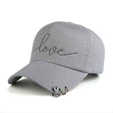 Joymay New Arrival High Quality Snapback Cap Iron Hoop Bead On Visor Love Embroidery Hat For W Baseball Hats Embroidery Hats Baseball Caps Womens Baseball Cap