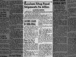 The blockade, the airlift, the first major battle of the cold war by thomas parrish. Berlin Airlift Topics On Newspapers Com