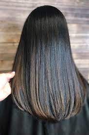 12 Amazing Brown Highlights On Black Hair Looks To Rock Wetellyouhow Hair Color For Black Hair Black Hair With Highlights Black Hair With Brown Highlights