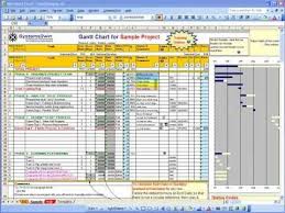 excel gantt chart project plan youtube work life gantt