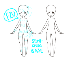 F2u Semi Chibi Adopt Base Chibi Drawing Base Adoption Since raptor claus is now dropping presents, i've been collecting them and noticed chibis. f2u semi chibi adopt base chibi