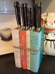 Messenhouder Van Boeken Rangement Couteau Trucs Et Astuces Deco