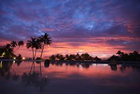 You'll also find images of sunsets in vibrant colors that light up the sky. Sunset Over Bora Bora 4k Ultra Hd Wallpaper Background Image 5425x3652