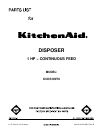 free kitchenaid garbage disposal user