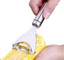 Corn Peeler, Corn stripper for corn on the cob remover tool,Stainless steel  multifunctional Kitchen Grips Corn planer Cob Cutter kernels, with Hand ...