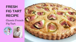 Reduce oven temperature to 350° (do not remove tart from oven). Fresh Fig Tart Recipe Classic French Fig Dessert Tart Nut Free Youtube