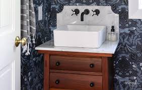 Mark donovan of homeadditionplus.com discusses some of the new bathroom features and fixtures he incorporated into a powder room remodeling project in this video. Powder Room Remodel Reveal Modern Country Powder Room