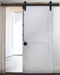 We built one from scratch last year between our master bedroom and bathroom. Doordodoor Barn Door Lock